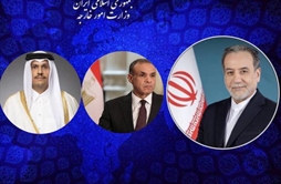 I.R. Iran, Ministry of Foreign Affairs- Iranian Foreign Minister holds phone talks with Qatari Egyptian counterparts
